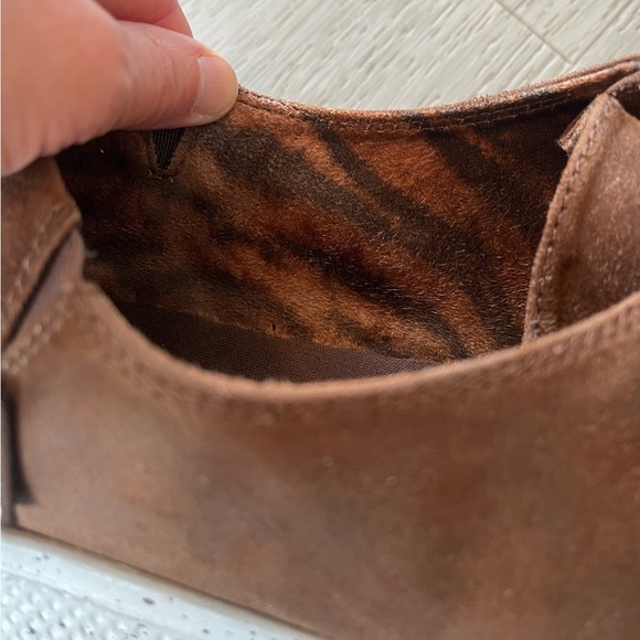 Bobs Skipper Skechers Sandbar Social Brown Sz 9 1/2 Slip-On Comfort Memory Foam - Picture 7 of 9